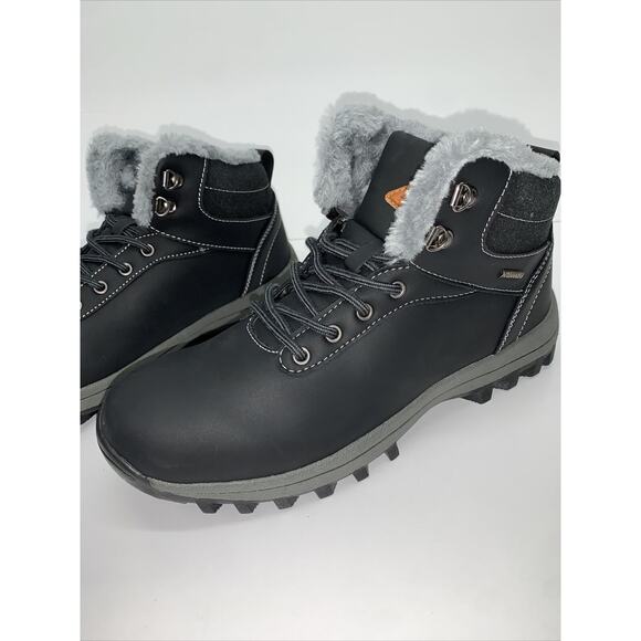 Mishansha Winter Snow Hiking Boots Men's 10 Lace Up Ankle Insulated New 43 EU - Picture 3 of 5
